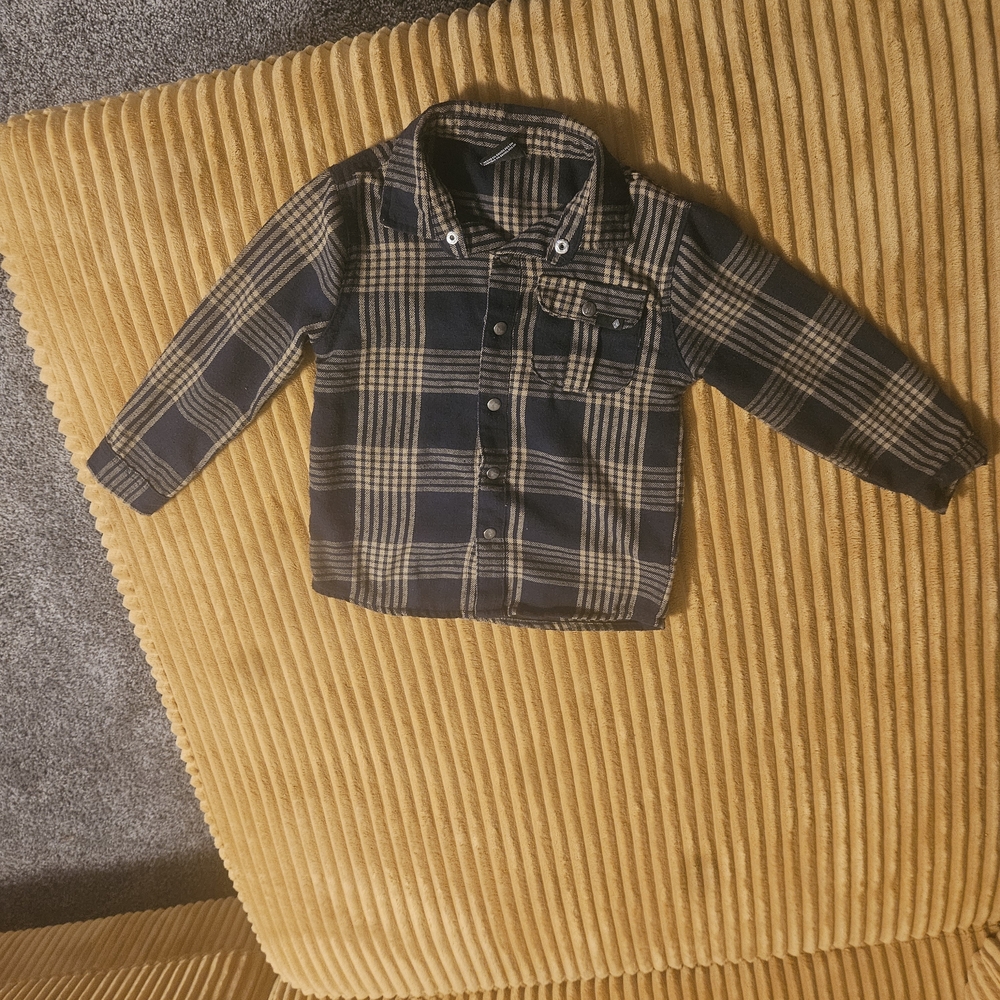Toddler Plaid Button-Up Shirt 4T